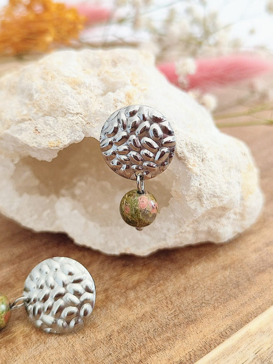 Brincos em Aço Inoxidável com Unakita