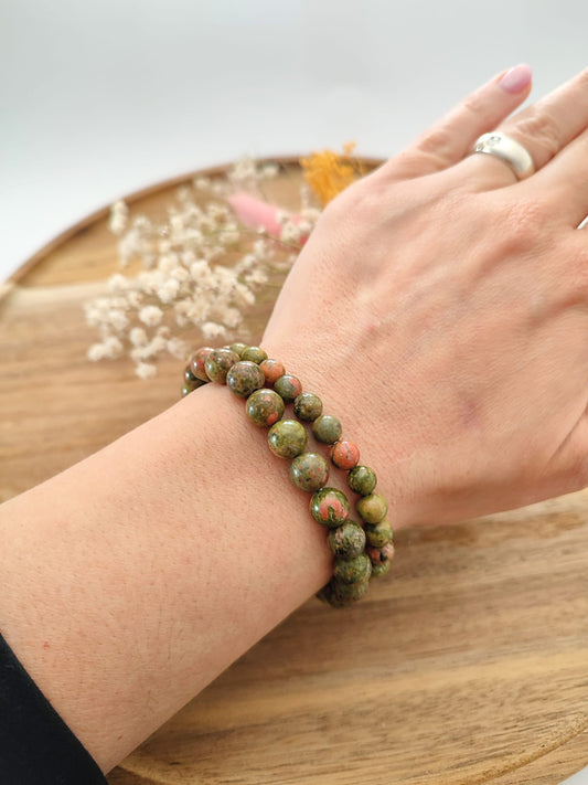 Pulseira de Unakite